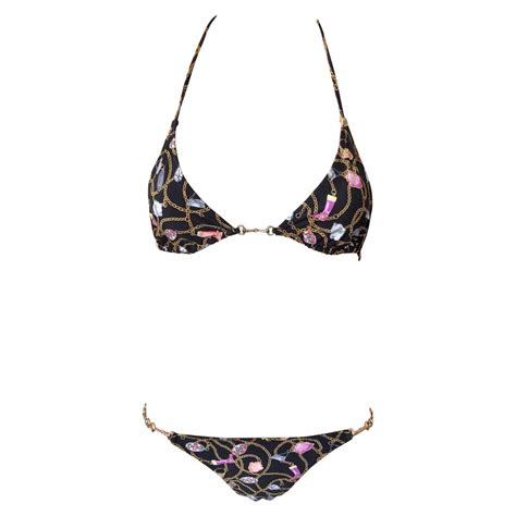 gucci swimsuit for women|Gucci bikini chain.